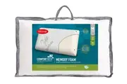 Tontine 46x72cm Comfortech Bamboo Cover Memory Foam Pillow Medium Height White