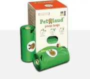 Petlaud Plastic-Free Dog Poop Bags, ASTM D6400 & EN13432 Certified Home Composta