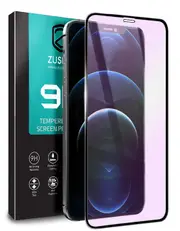 ZUSLAB iPhone 11 / XR 6.1" Anti-Blue Light Tempered Glass Eye Protection Screen Protector for Apple