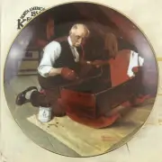 Knowles Norman Rockwell Collectible Plate "Grandpa's Gift" #1 1987