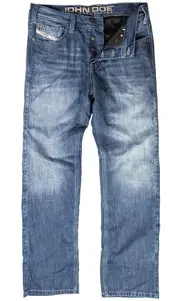 [John Doe] John Denim XTM Light Blue Motorcycle Jeans, Size 28 for Men