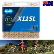 KMC 11 Speed X11SL TI-N Gold Super Light 118 Links Trekking MTB Road Bike Chain