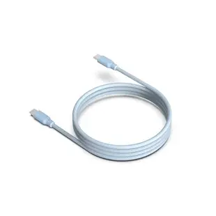 Allite EASY CABLE 磁吸收納編織快充線 USB-C to USB-C 240W 100cm-寶寶藍