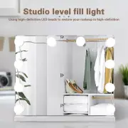 10 LED Make Up Mirror Lights Kit Bulbs Vanity Light Dimmable Lamp Hollywood