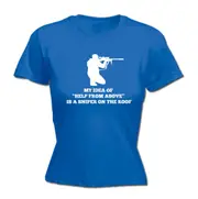 My Idea Of Help From Above Is A Sniper On The Roof - Funny Womens T-Shirt Tshirt