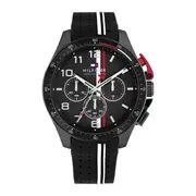 Tommy Hilfiger Bank Men's Watch in Black