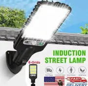 Outdoor Solar Street Light Dusk-To-Dawn Motion Sensor Light Commercial Road Lamp