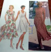 * LOVELY DRESS Sewing Pattern Sizes 6-8-10 UNCUT
