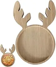 Wood Charcuterie Boards - Christmas Theme Bread Serving Tray,Kitchen Serving Utensils for Meat, Cheese, Bread, Vegetables