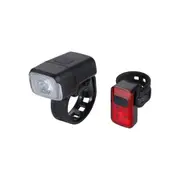 Bbb-Cycling NanoStrike 400 + Spark 2.0 Light Set Black - Black