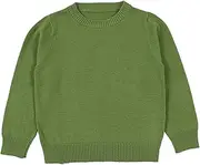 [Generic] Plain T Shirts for Kids Boys Solid Color Basic Pullover Knit Sweater Girls Sweater Cotton Pullover Knit Candy Base Layer Cute Clothes for Teen Girls Crop Tops