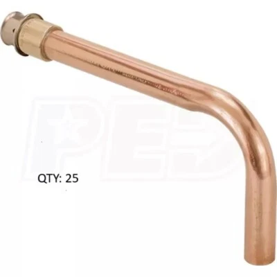 Case of 25 Viega PureFlow® 1/2 x 1/2 in. Copper Press PEX Tubing Elbow 92221