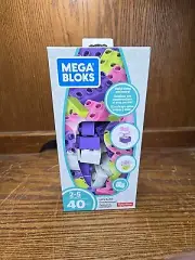 Fisher Price Mega Bloks Let's Build! 40 Piece Block Set 2-5 years