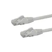 StarTech 0.5m White Cat6 Ethernet Patch Cable, Snagless - N6PATC50CMWH