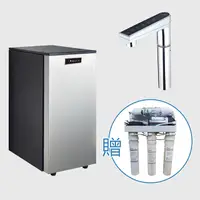 在飛比找PChome24h購物優惠-K800觸控式櫥下冷熱飲水機+贈快拆式RO 5道逆滲透