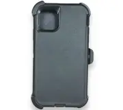 Case For Apple iPhone 12 6.1 Inch Screen Phone Black Hard Shell Pant Clip Cover