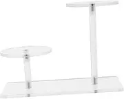 TOPPERFUN 1 Set Clear Multi Layer Acrylic Display Stand for Jewelry Desserts Elegant Tiered Organizer for Home Decor Parties Events Strong Stable Lightweight Maximizes Space