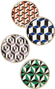 Jonathan Adler Versailles Coasters, Multi