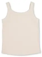 Miss Mango Girls Rib Cami, White, Size 9