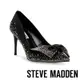 STEVE MADDEN-LUSCIOUS 鑽面蝴蝶結高跟鞋-黑色