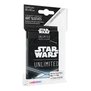 Gamegenic Star Wars Unlimited Art Sleeves - Card Back Black
