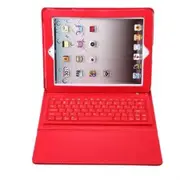 Bluetooth Wireless Keyboard Case Cover Stand for For iPad 2 3 4 - Red