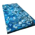 Natural Blue Agate Coffee & Dining Slab Top/ Agate Counter Top Cyber Monday Sale