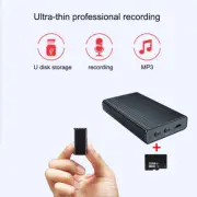 Mini Spy Hidden Voice Activated Recorder Digital Audio Magnetic Dictaphone MP3