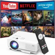 【Netflix Officially】Smart Projector with WiFi and Bluetooth, Mini Movie Proje...