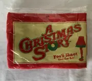 NEW-A CHRISTMAS STORY MOVIE APRON-VERY RARE-IN RED w TWO BIG FRONT POCKETS-NEW