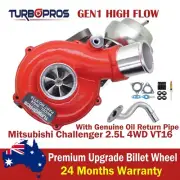 GEN1 High Flow Turbo+Genuine Oil Return Pipe For Mitsubishi Challenger 2.5L 4WD