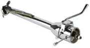 NEW CHROME STANDARD GM TILT STEERING COLUMN,5-POSITION,32" LONG,COLUMN SHIFT