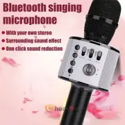 3in1 Microphone Wireless Portable Speaker Karaoke Bluetooth Portable Party Kids