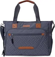 [FHELAD] Diaper Bag Tote, Large Tote Diaper Bag with 16 Inch Laptop Compartment for