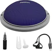 PROIRON Balance Trainer with Resistance Bands, Balance Board, Yoga Half Ball, Air Dome Balance Ball with Pump,Improve Core and Ab Strength with Full Body Home Gym Workouts Or Fitness Training