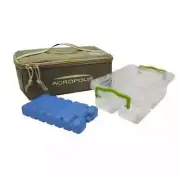 10.23L Cooler Bag with 2 Ice Packs and 2 Food Containers, Outdoor Cooler Bag