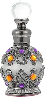 COMPUKAS Retro Glass Perfume Bottle Refillable Travel Dispenser for Fragrance Durable and Leakproof Container for Daily Use and Vacation Friends and Family