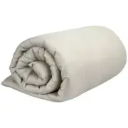Onkaparinga Kids' Weighted Blanket 3kg Removable Cover Oatmeal Charcoal