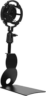 HONITANO 1 Set Abs Microphone Holder with Desk Clamps Multipurpose Stand for Live Streaming Karaoke and Events Durable Microphone Bracket Base with Non Slip Design for Stability
