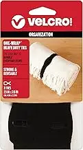 VELCRO Brand ONE-WRAP Ties | Reusable Pre-Cut and Self Gripping