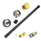 Foldable Antenna DualBand CS Tactical SMA BNC Ham Radio Antenna for Yaesu Wouxun