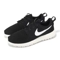 在飛比找momo購物網優惠-【NIKE 耐吉】高爾夫球鞋 Roshe G NN 男鞋 黑