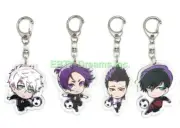Set of 4 Blue Lock Acrylic Keychain Seishirou Nagi Itoshi Shouei Barou Reo v2