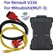 V236 Can Clip 2in1 for Renault Mitsubishi MUT-3 OBD2 Auto Diagnostic Scanner