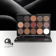 MKNZOME 15 Colors Eye Shadow Palette Makeup, Glitter Eyeshadow, Makeup Kit, Eyeshadow Palette, Ultra-Blendable, Rich Colors, for Halloween, Parties and Festivals - Great for Travel