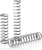 2PCS 304 Stainless Steel Small Spring Shock-Absorbing Compression Spring Compression Spring 1.2mm(100mm,20mm)
