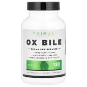 PrePrimal, Ox Bile, 500 mg, 120 Capsules
