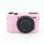 Camera Silicone Case for Canon G7XII G7X II G7X Mark 2 G7X III G7X3 G7X Mark 3 Rubber Protective Body Cover bag Camera Skin Pink