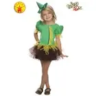 Rubie's Licensed Wizard Of Oz Scarecrow Tutu Costume Size S **FREE DELIVERY**