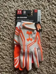 UA UNDER ARMOUR SWARM LARGE RECEIVER FOOTBALL GLOVES, 1301501, NFL, NWT